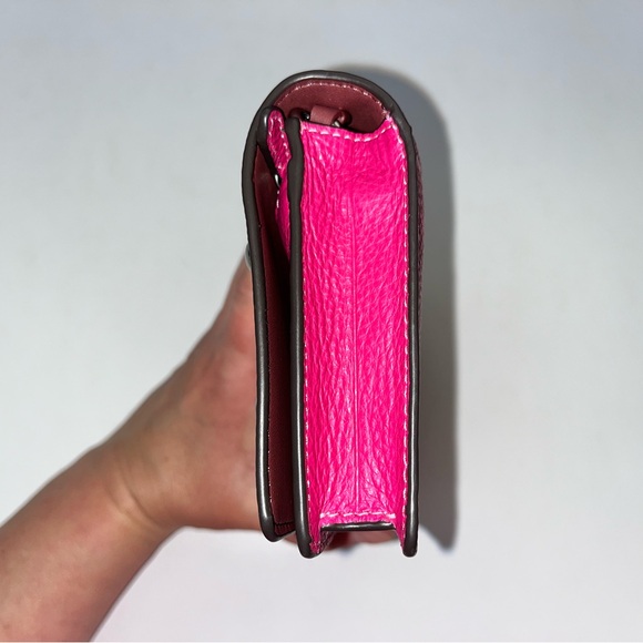 Coach Anna Foldover Clutch Crossbody With Rivets - Picture 7 of 12